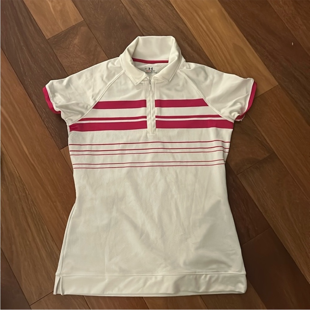 Under Armour Heat Gear Golf Shirt - Size S -Excellent Condition